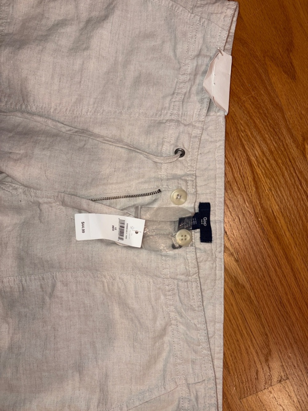 GAP Light Beige Linen Blend Shorts